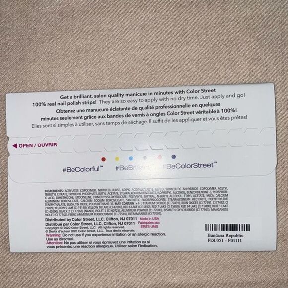 Color Street - Bandana transparent design overlay - Picture 9 of 12